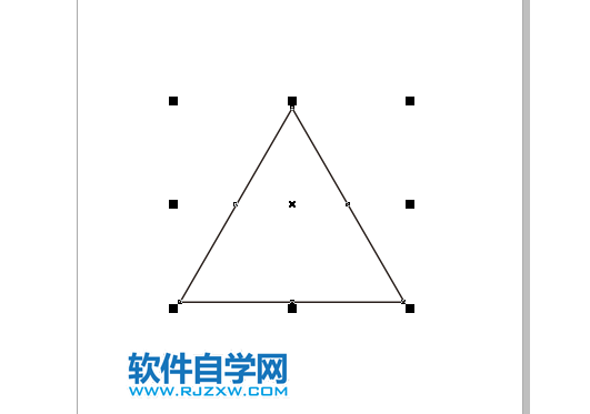 coreldraw怎么畫等邊三角形