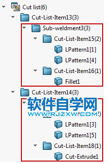 solidworks2020子焊件的切割清單排序