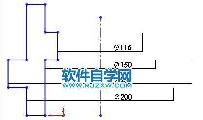 solidworks怎么使用中心線生成半徑和直徑尺寸