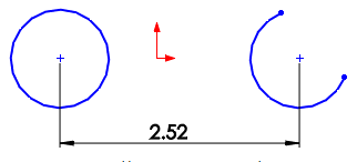 solidworks怎么生成兩個圓弧之間的尺寸
