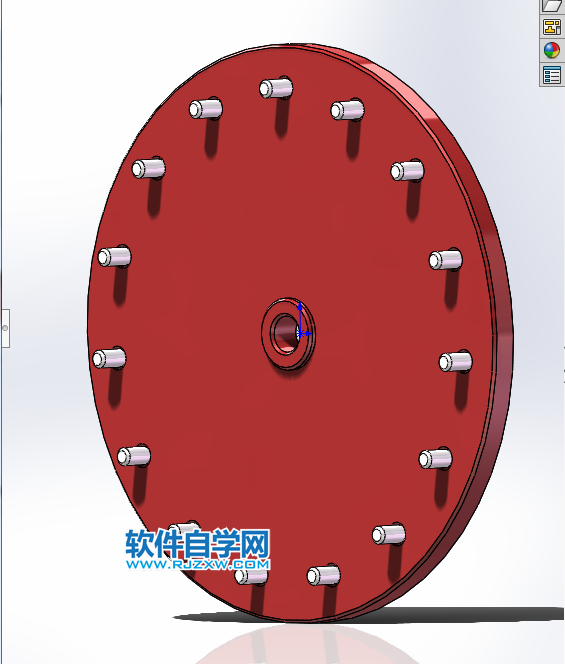 三角形凸輪機構用SolidWorks制作