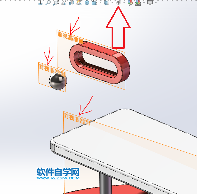 順斜坡向下翻滾的木桶用SolidWorks制作