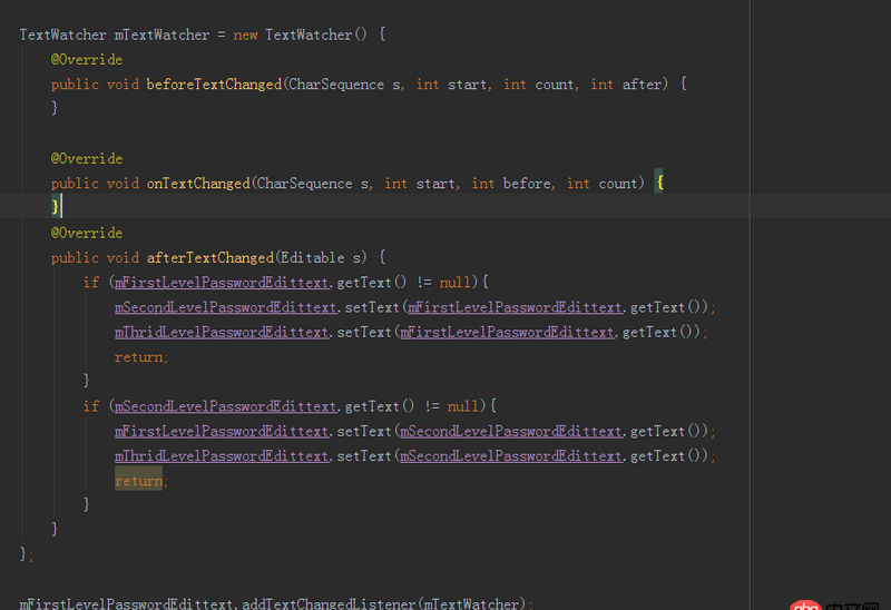 android - 關于多個Edittext設置監聽器的問題。