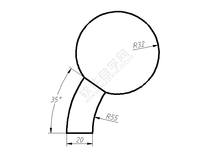 怎么利用solidworks圓弧工具畫草圖練習