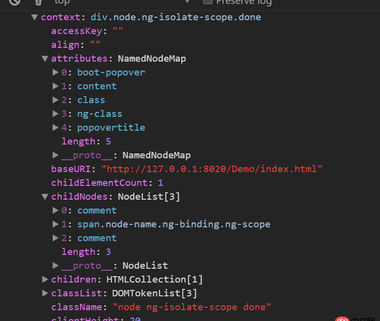 angular.js - angular的directive中link中element如何解決，is not a function？