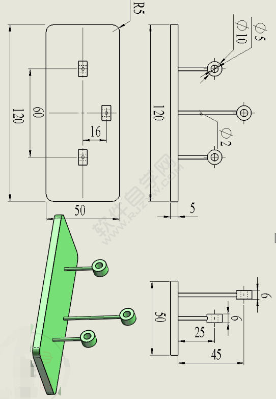 SolidWorks做豎直兜圈子平臺裝置