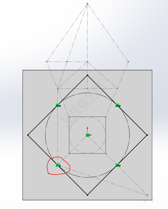 SolidWorks做一個簡單的拉伸、切除練習