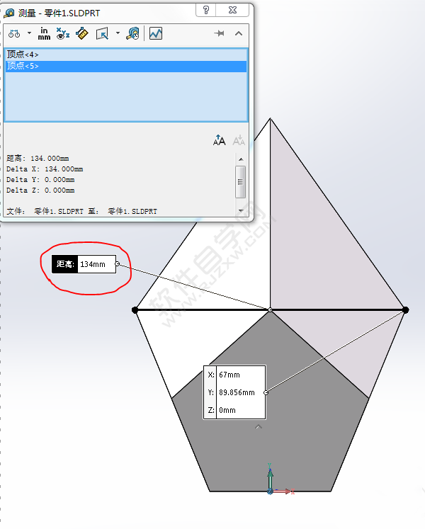 SolidWorks做一個簡單的拉伸、切除練習