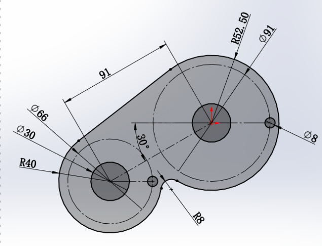 SolidWorks畫一個帶法蘭的圓管