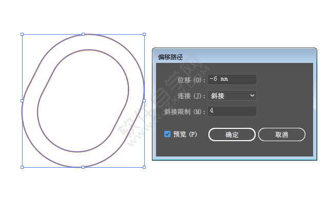 ai怎么畫鏈鏈接圖標