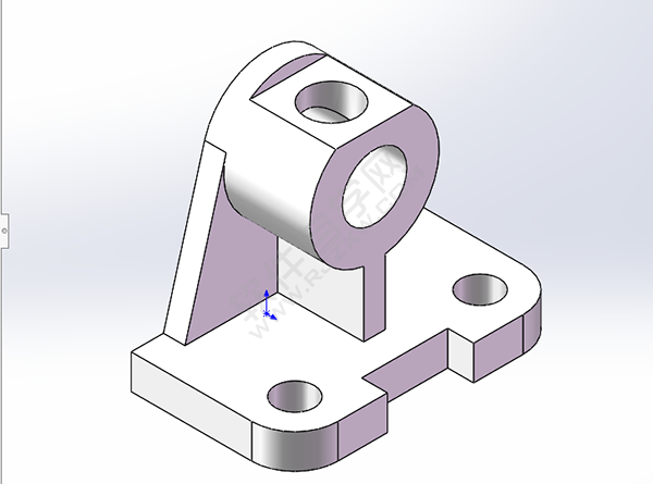 solidworks怎么繪制軸承底坐零件