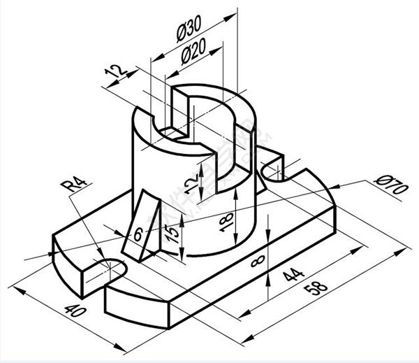solidworks新手練習圖紙的繪制
