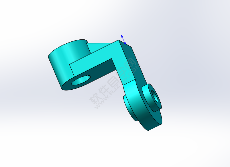 SolidWorks新手建模練習題-025