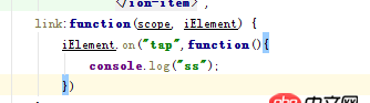 angular.js - angular指令link事件綁定問題