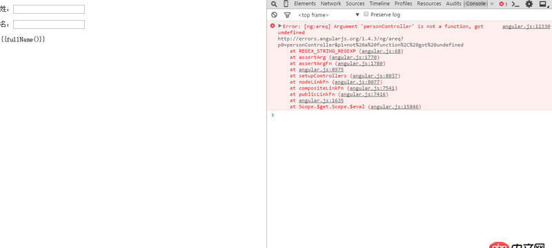 angular.js - Angular為什么我的版本換了下就不能用了呢？