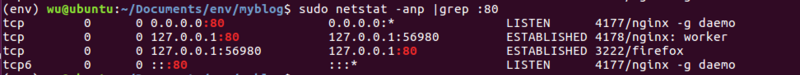 nginx+uwsgi部署django，8000端口正常，80端口404