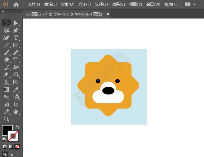 ai繪制蘇寧LOGO標志的方法