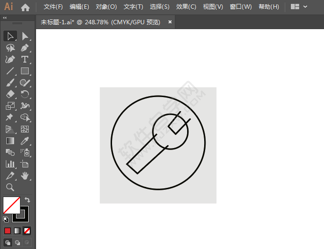 ai繪制維修標識的方法