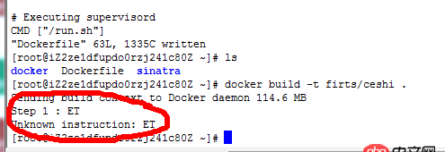 dockerfile - 我用docker build的時候出現下邊問題  麻煩幫我看一下