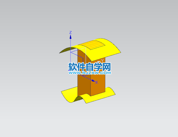 ug直至選定也可以拉伸到兩側的面上