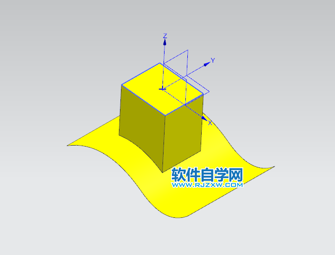 ug一個面拉伸到另一個面
