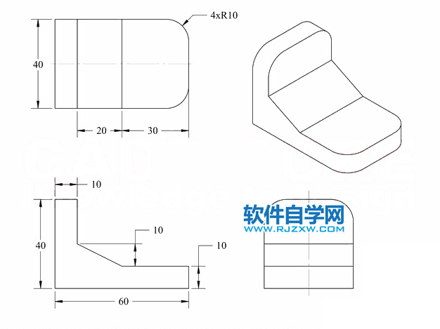 solidworks拉伸倒圓角畫圖