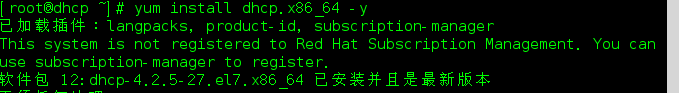 Linux實現DHCP服務器的搭建