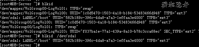 linux 查看文件系統類型實例方法