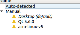 Linux QT Kit丟失及Version為空問題解決方案