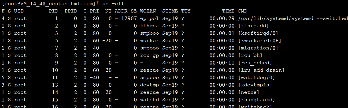 LINUX查看進程的4種方法(小結)