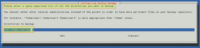 Linux 上使用 backup-manager 進行系統備份