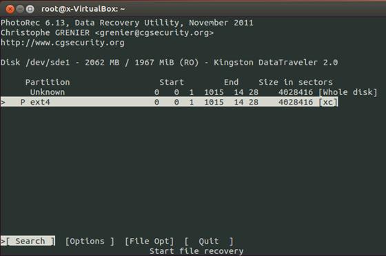 使用 Linux 文件恢復工具恢復rm -rf刪除的文件