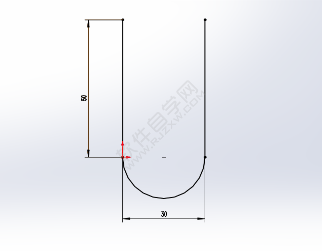 solidworks怎么畫U型管