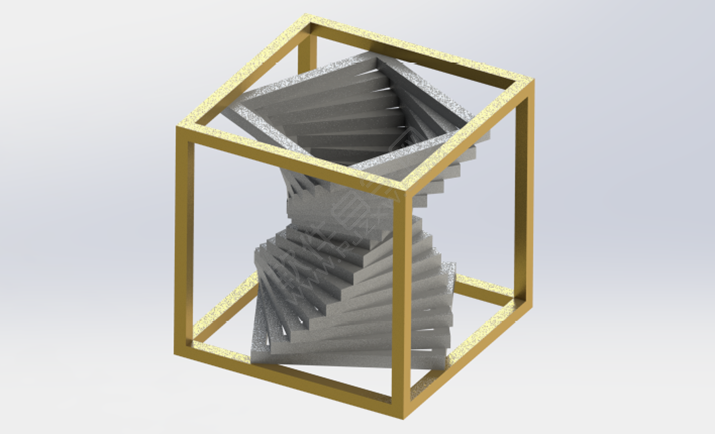 SolidWorks臺階立方體零件的做題步驟