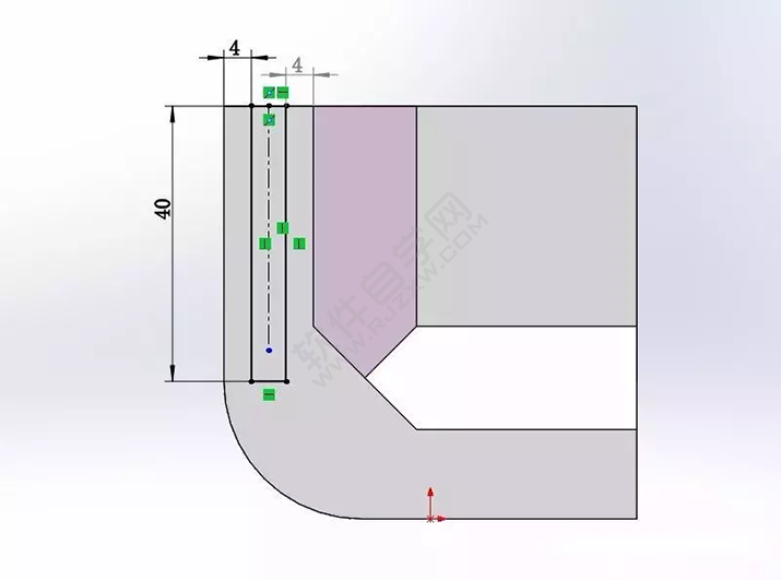 SolidWorks建模3D13-H01拉伸、圓角、倒角、基準軸、鏡像
