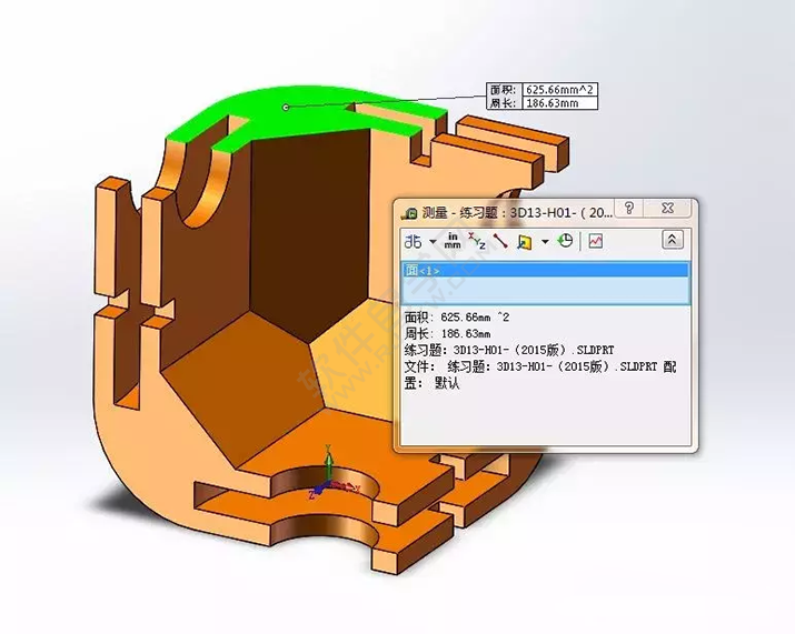 SolidWorks建模3D13-H01拉伸、圓角、倒角、基準軸、鏡像