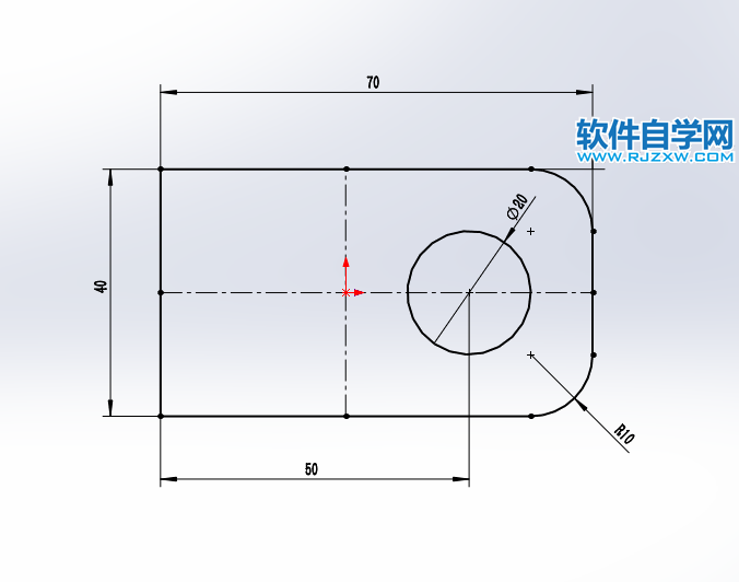 solidworks使用倒角完成斜面實體