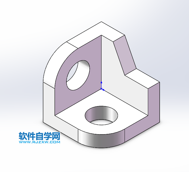 solidworks實體建模新手用拉伸、倒圓角完成