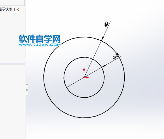 solidworks草圖圓怎么指定半徑或直徑