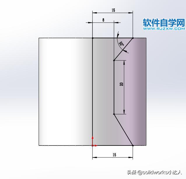 solidworks旋轉切除的使用方法