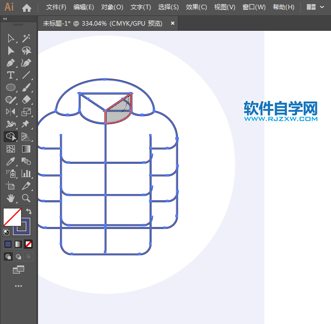 ai怎么設計鴨絨衣圖形