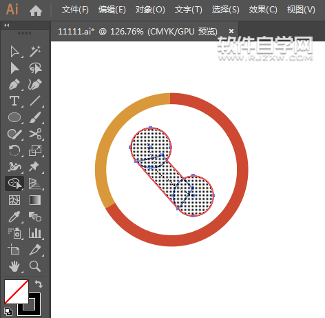 ai怎么設計撥號圖標