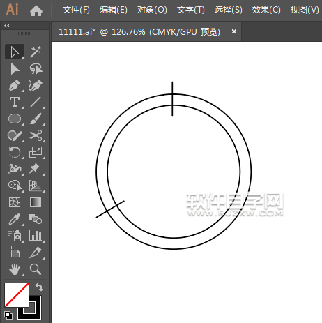 ai怎么設計撥號圖標