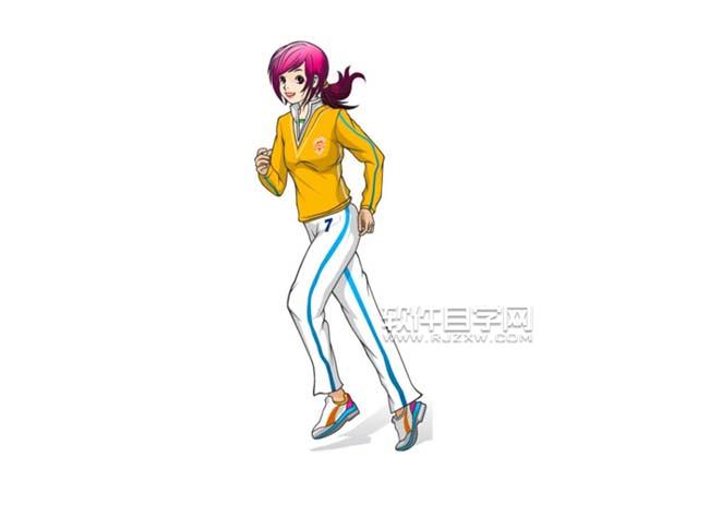AI怎么繪制跑步的女孩