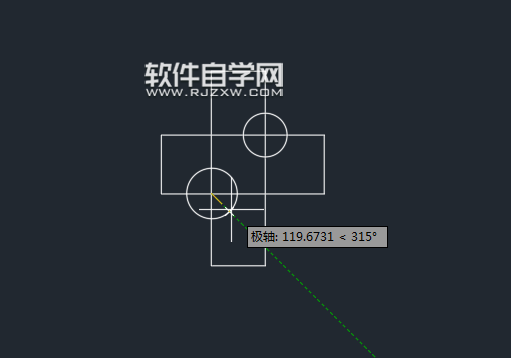 CAD2019怎么捕捉交點繪圖