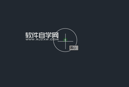 CAD2019怎么捕捉圓心繪制同心圓