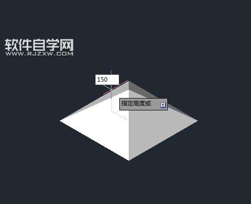 CAD2014怎么畫棱錐體