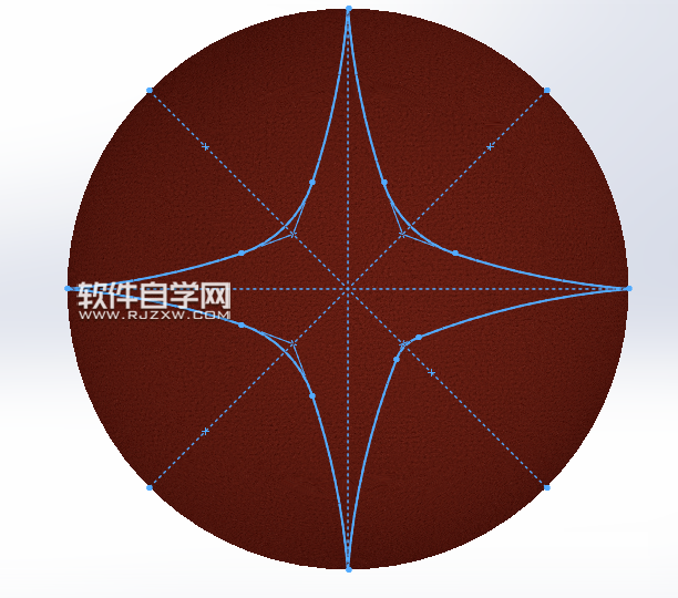 SolidWorks畫藍球的方法