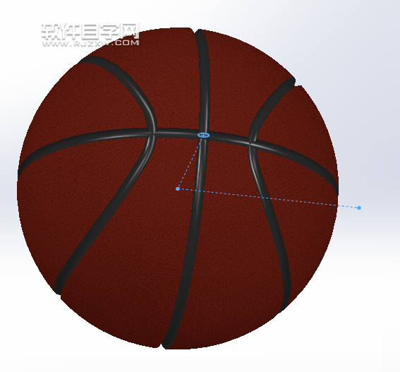 SolidWorks畫藍球的方法