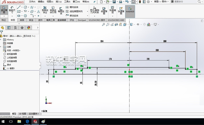 SolidWorks2016怎么畫軸呢？